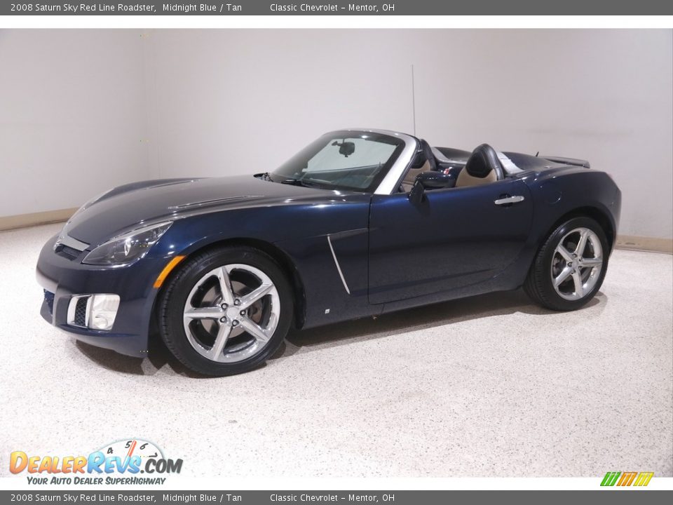 Front 3/4 View of 2008 Saturn Sky Red Line Roadster Photo #4
