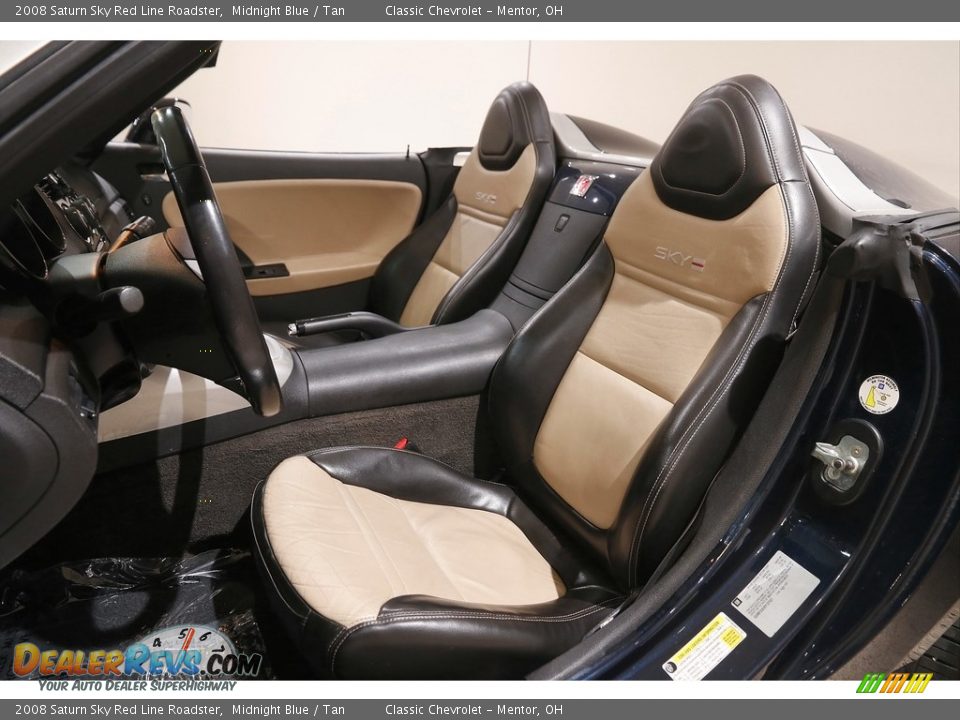 Tan Interior - 2008 Saturn Sky Red Line Roadster Photo #6