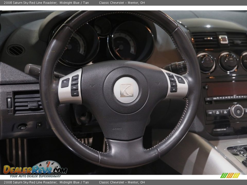 2008 Saturn Sky Red Line Roadster Steering Wheel Photo #8