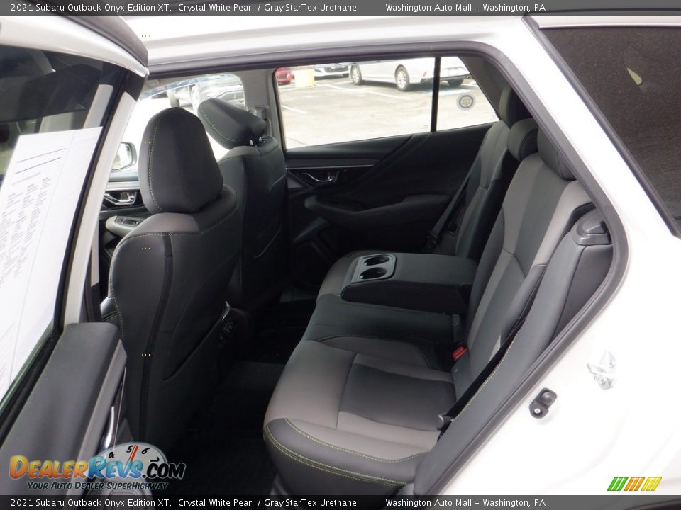2021 Subaru Outback Onyx Edition XT Crystal White Pearl / Gray StarTex Urethane Photo #31