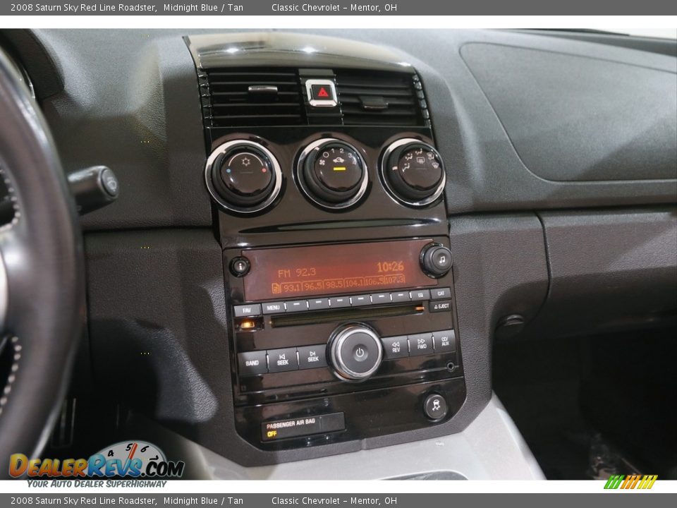 Controls of 2008 Saturn Sky Red Line Roadster Photo #10