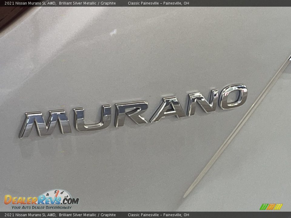 2021 Nissan Murano SL AWD Brilliant Silver Metallic / Graphite Photo #31