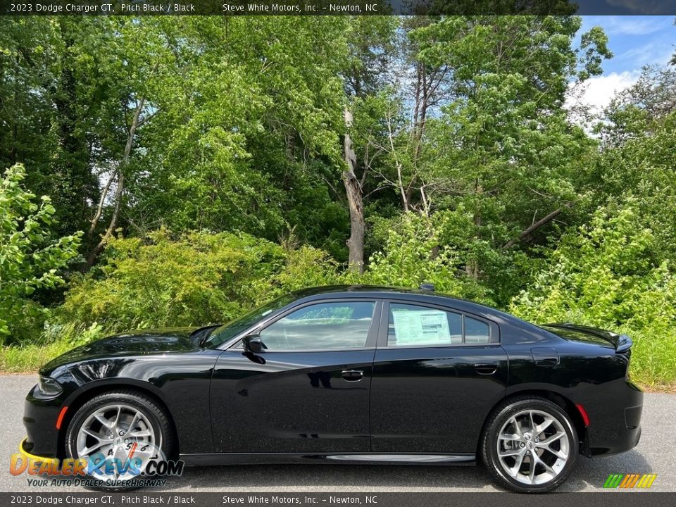 Pitch Black 2023 Dodge Charger GT Photo #1