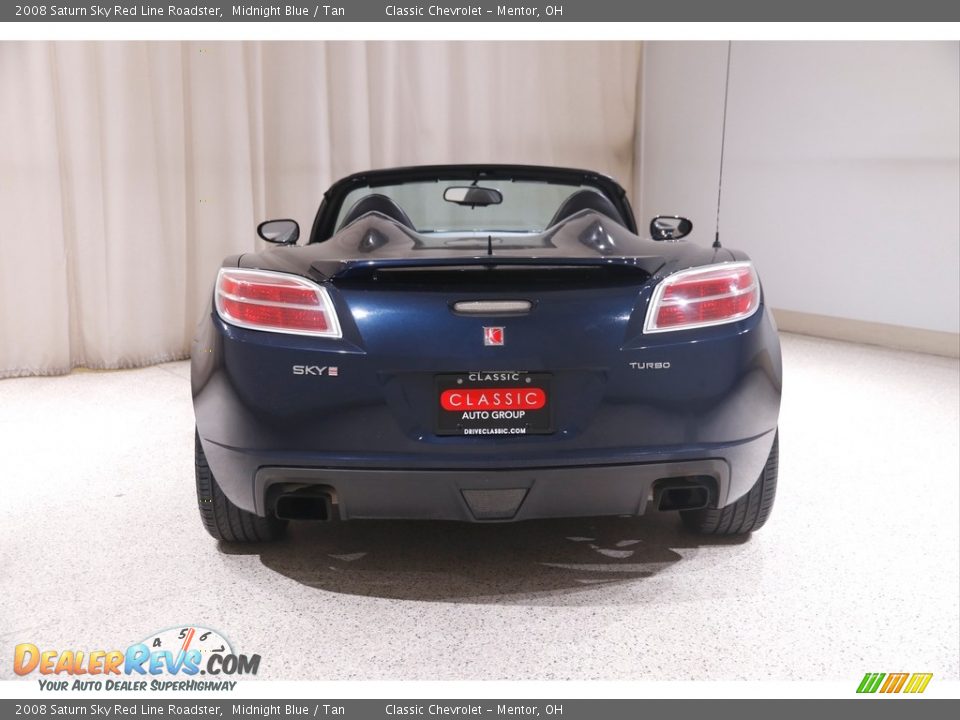 2008 Saturn Sky Red Line Roadster Midnight Blue / Tan Photo #16