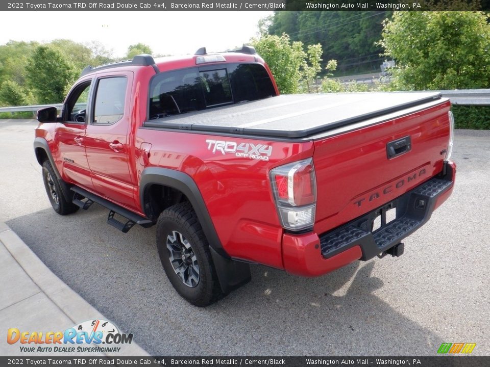 2022 Toyota Tacoma TRD Off Road Double Cab 4x4 Barcelona Red Metallic / Cement/Black Photo #16