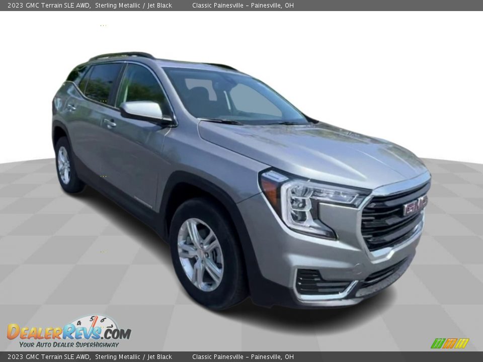 2023 GMC Terrain SLE AWD Sterling Metallic / Jet Black Photo #2