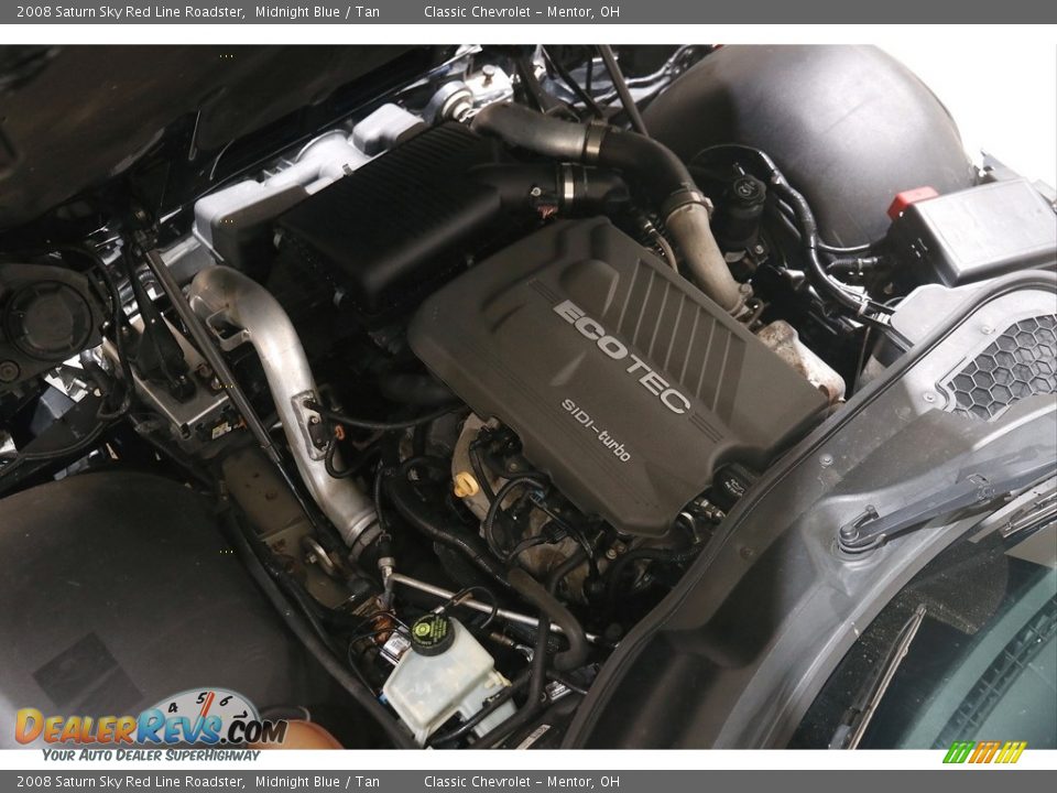 2008 Saturn Sky Red Line Roadster 2.0 Liter Turbocharged DOHC 16-Valve VVT 4 Cylinder Engine Photo #17
