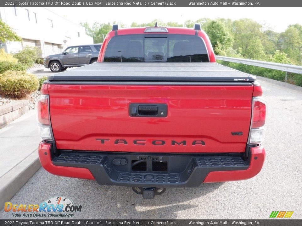 2022 Toyota Tacoma TRD Off Road Double Cab 4x4 Barcelona Red Metallic / Cement/Black Photo #17