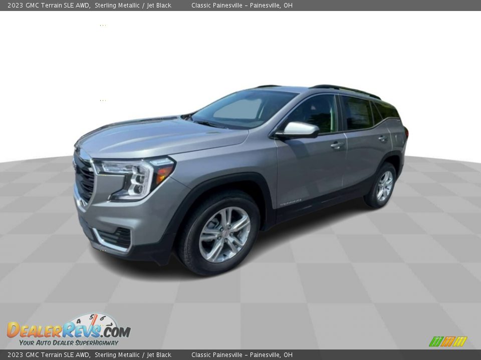 2023 GMC Terrain SLE AWD Sterling Metallic / Jet Black Photo #4