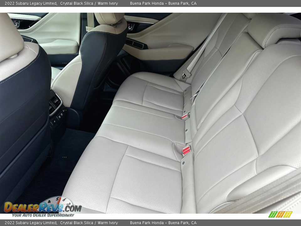 Rear Seat of 2022 Subaru Legacy Limited Photo #14