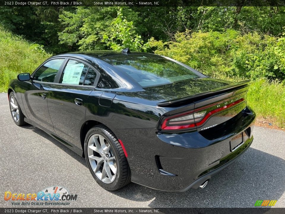 2023 Dodge Charger GT Pitch Black / Black Photo #8