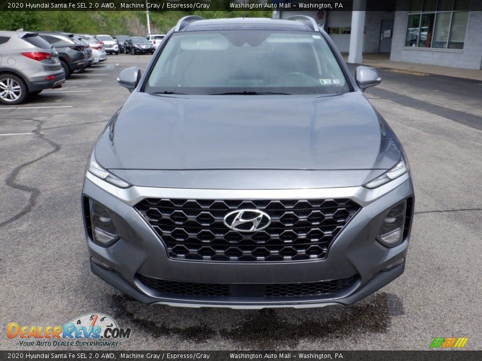 2020 Hyundai Santa Fe SEL 2.0 AWD Machine Gray / Espresso/Gray Photo #5