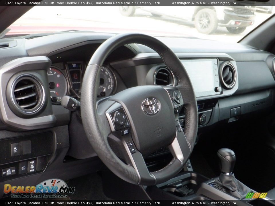 2022 Toyota Tacoma TRD Off Road Double Cab 4x4 Barcelona Red Metallic / Cement/Black Photo #24