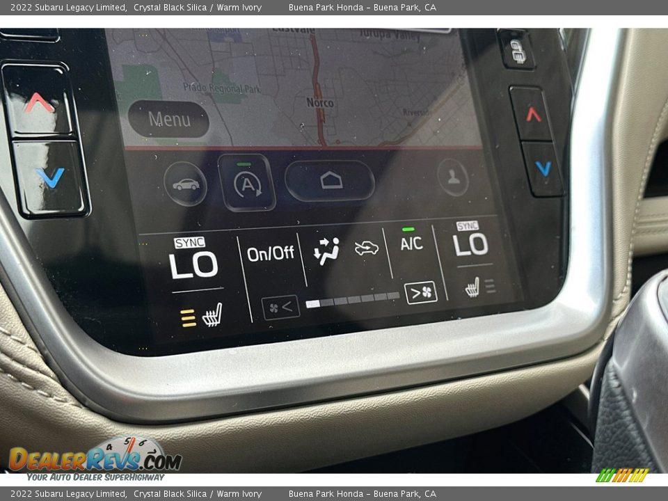 Controls of 2022 Subaru Legacy Limited Photo #24