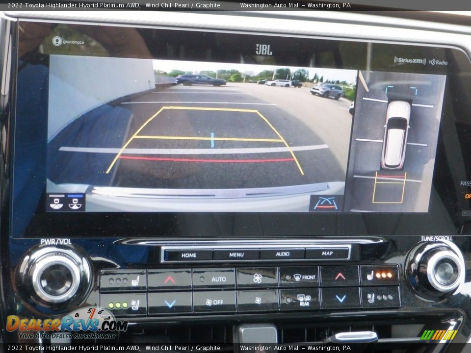 Controls of 2022 Toyota Highlander Hybrid Platinum AWD Photo #7