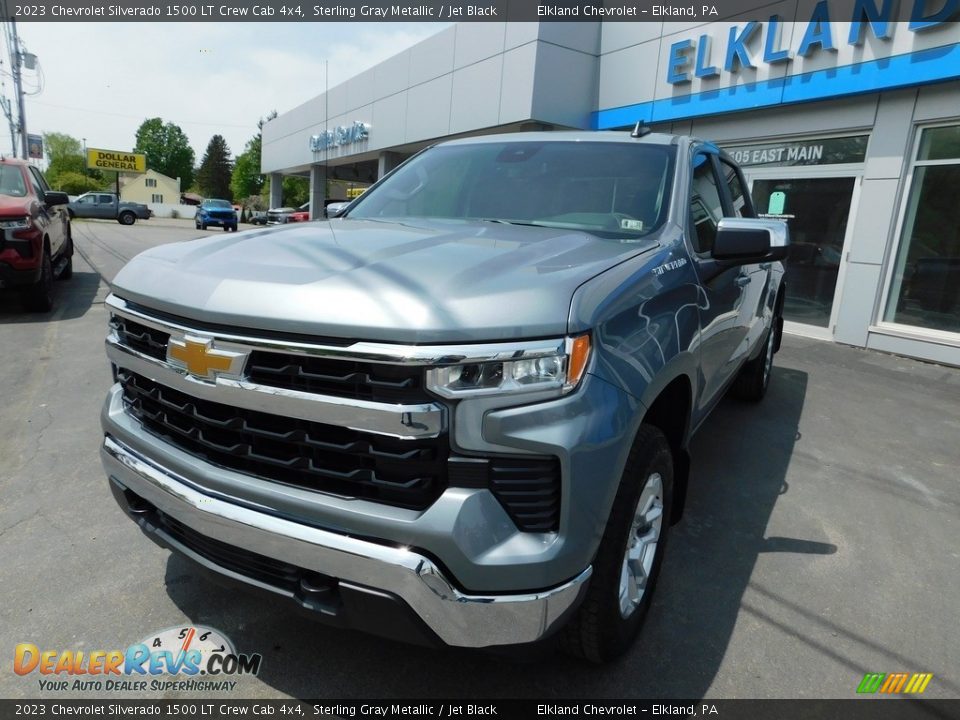 2023 Chevrolet Silverado 1500 LT Crew Cab 4x4 Sterling Gray Metallic / Jet Black Photo #2