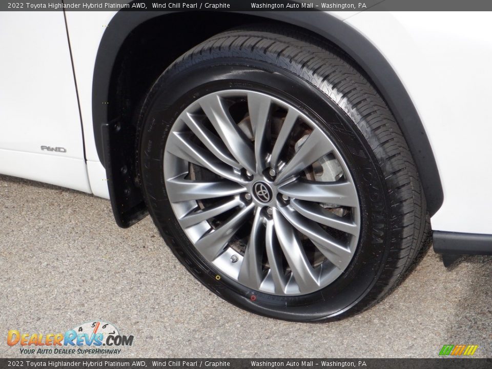 2022 Toyota Highlander Hybrid Platinum AWD Wheel Photo #15