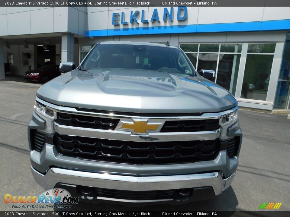 2023 Chevrolet Silverado 1500 LT Crew Cab 4x4 Sterling Gray Metallic / Jet Black Photo #3