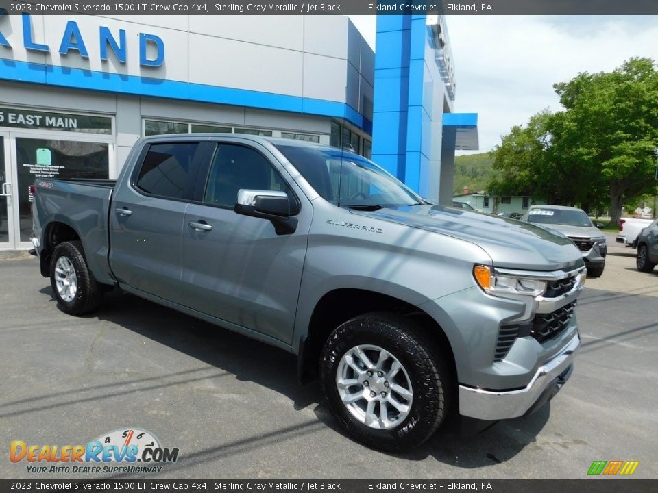 2023 Chevrolet Silverado 1500 LT Crew Cab 4x4 Sterling Gray Metallic / Jet Black Photo #5