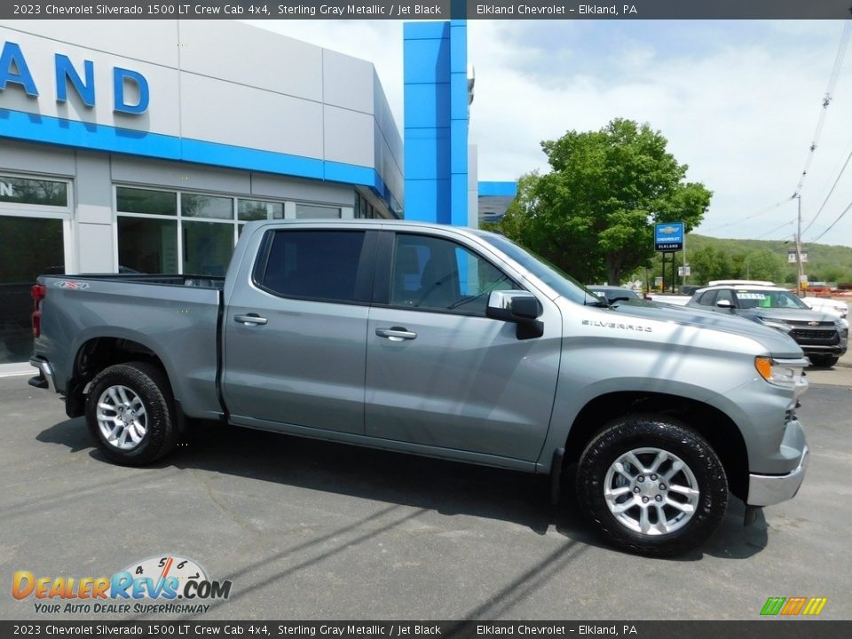 2023 Chevrolet Silverado 1500 LT Crew Cab 4x4 Sterling Gray Metallic / Jet Black Photo #6