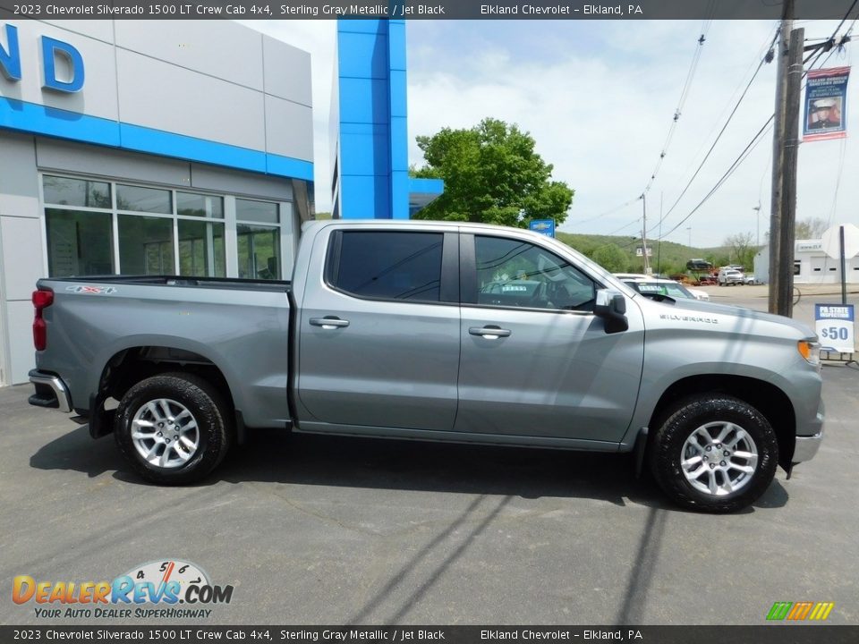 2023 Chevrolet Silverado 1500 LT Crew Cab 4x4 Sterling Gray Metallic / Jet Black Photo #7