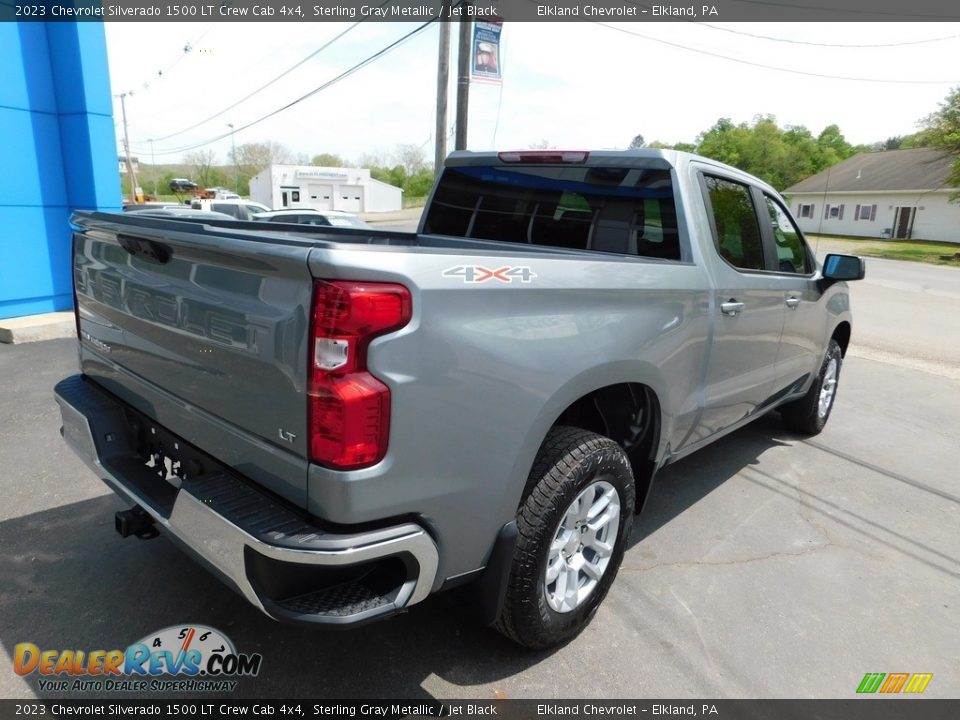 2023 Chevrolet Silverado 1500 LT Crew Cab 4x4 Sterling Gray Metallic / Jet Black Photo #9