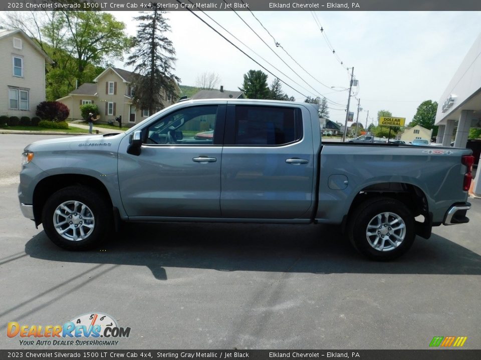 2023 Chevrolet Silverado 1500 LT Crew Cab 4x4 Sterling Gray Metallic / Jet Black Photo #12