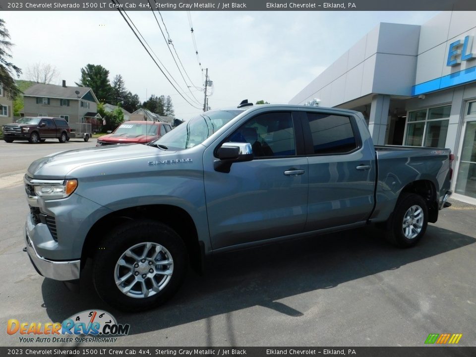 2023 Chevrolet Silverado 1500 LT Crew Cab 4x4 Sterling Gray Metallic / Jet Black Photo #13