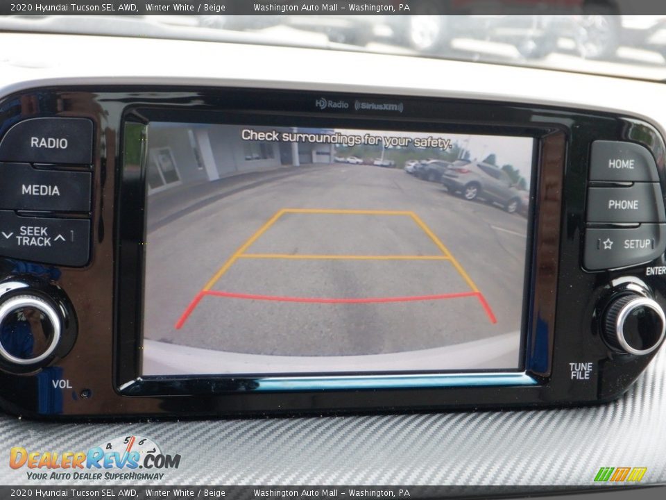 2020 Hyundai Tucson SEL AWD Winter White / Beige Photo #19