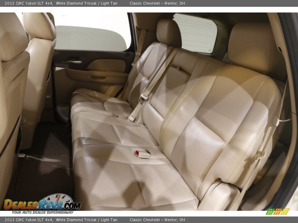 2013 GMC Yukon SLT 4x4 White Diamond Tricoat / Light Tan Photo #13