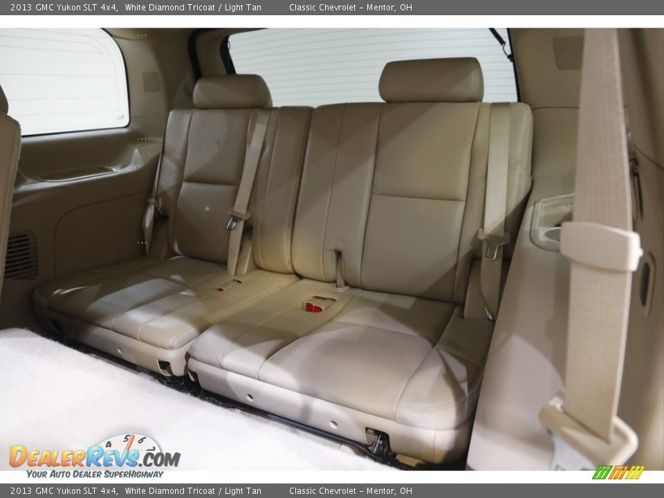 2013 GMC Yukon SLT 4x4 White Diamond Tricoat / Light Tan Photo #14