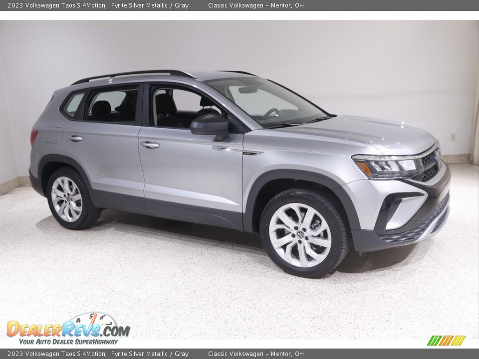 Pyrite Silver Metallic 2023 Volkswagen Taos S 4Motion Photo #1