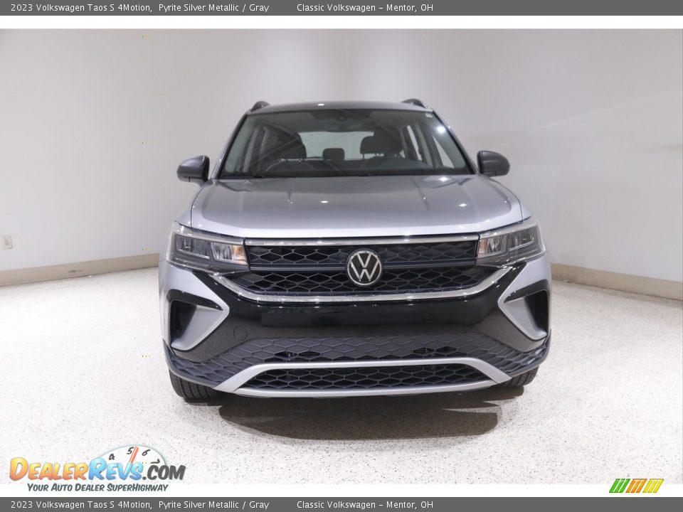 2023 Volkswagen Taos S 4Motion Pyrite Silver Metallic / Gray Photo #2