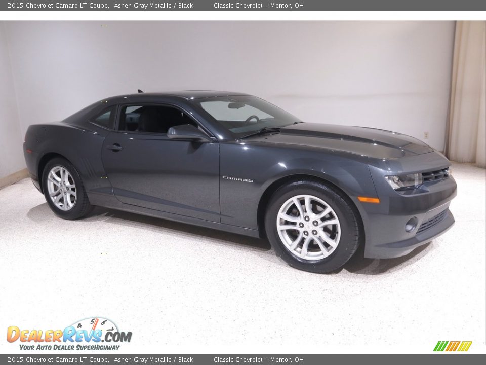 2015 Chevrolet Camaro LT Coupe Ashen Gray Metallic / Black Photo #1