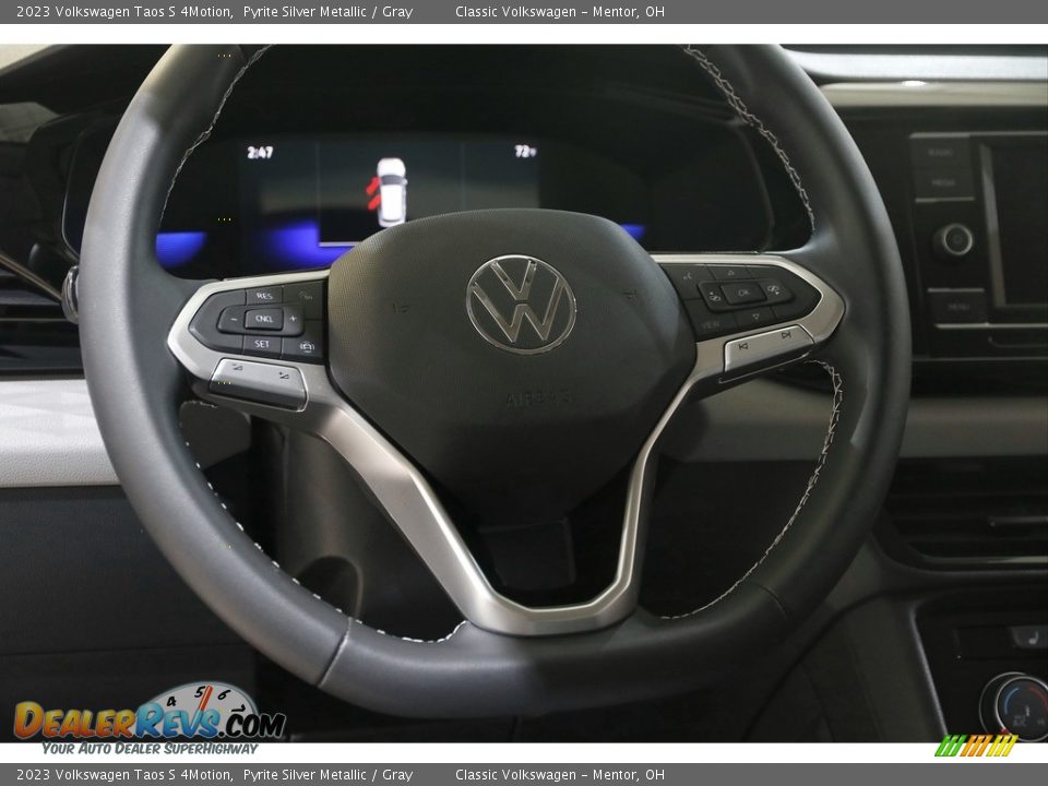 2023 Volkswagen Taos S 4Motion Steering Wheel Photo #7