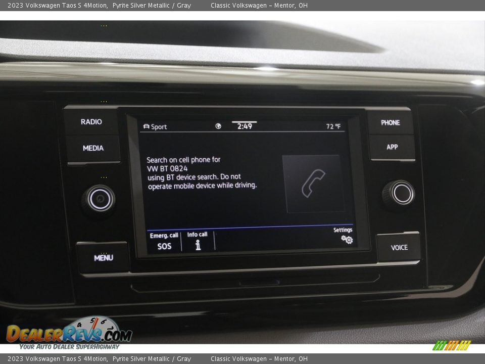 Controls of 2023 Volkswagen Taos S 4Motion Photo #11