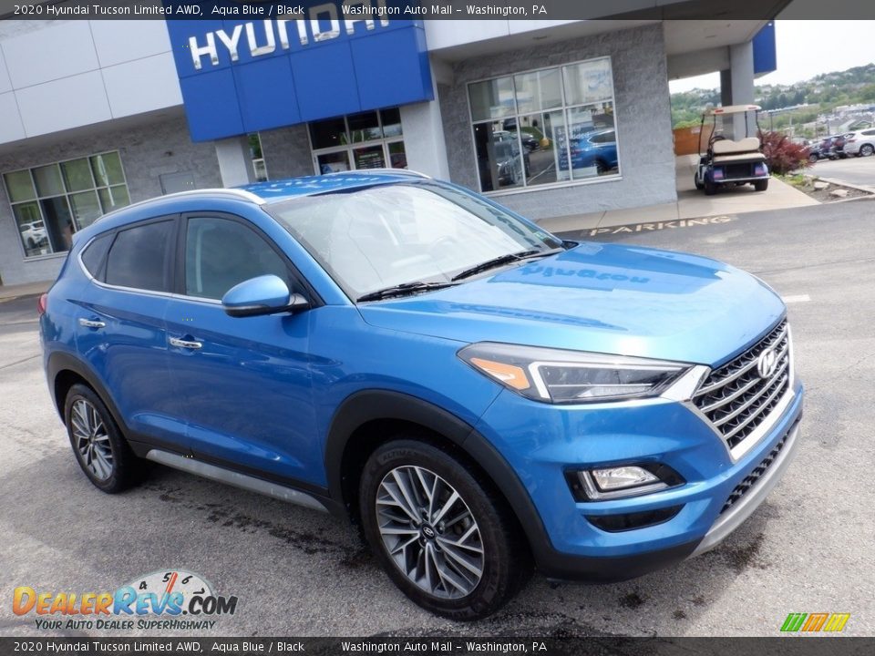 2020 Hyundai Tucson Limited AWD Aqua Blue / Black Photo #1