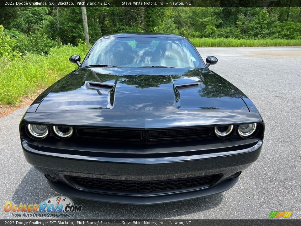 2023 Dodge Challenger SXT Blacktop Pitch Black / Black Photo #3