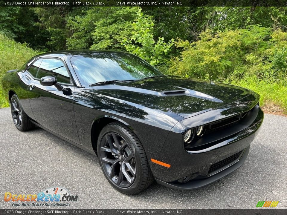 2023 Dodge Challenger SXT Blacktop Pitch Black / Black Photo #4