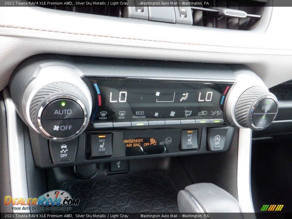 Controls of 2021 Toyota RAV4 XLE Premium AWD Photo #7