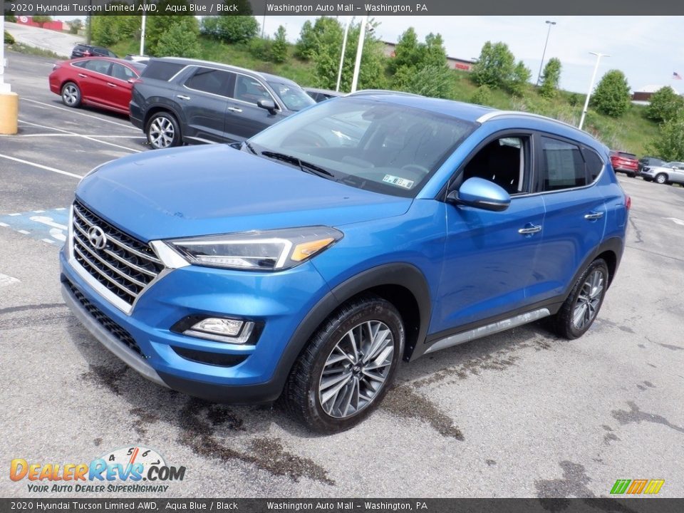 2020 Hyundai Tucson Limited AWD Aqua Blue / Black Photo #5