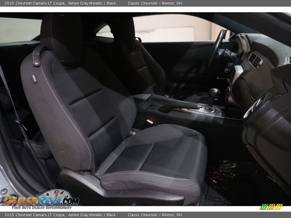 2015 Chevrolet Camaro LT Coupe Ashen Gray Metallic / Black Photo #13