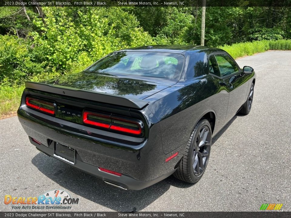 2023 Dodge Challenger SXT Blacktop Pitch Black / Black Photo #6