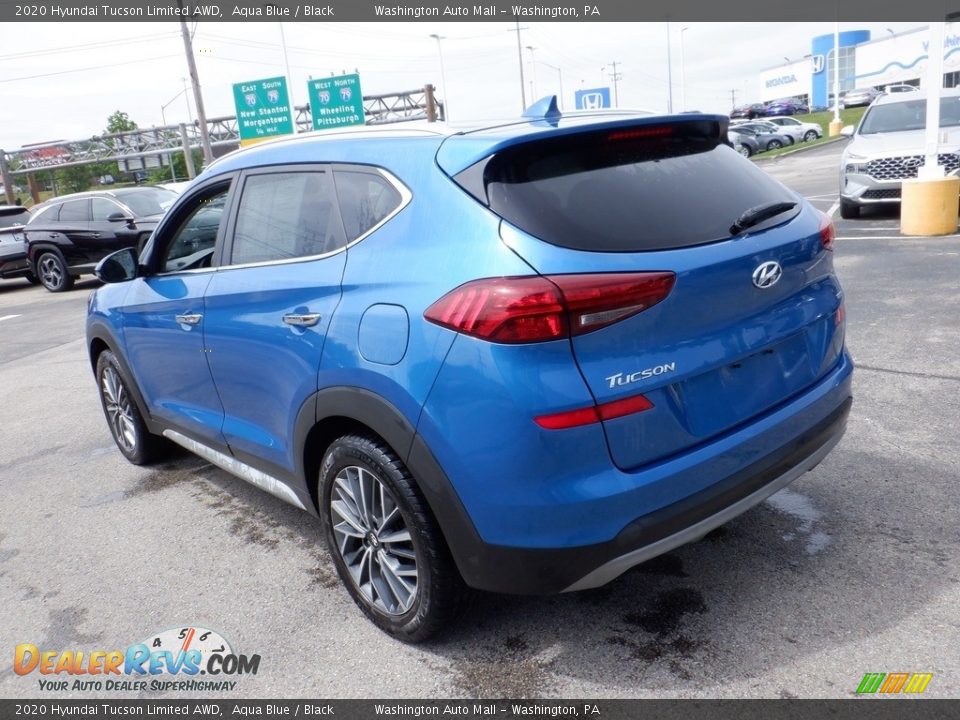 2020 Hyundai Tucson Limited AWD Aqua Blue / Black Photo #7