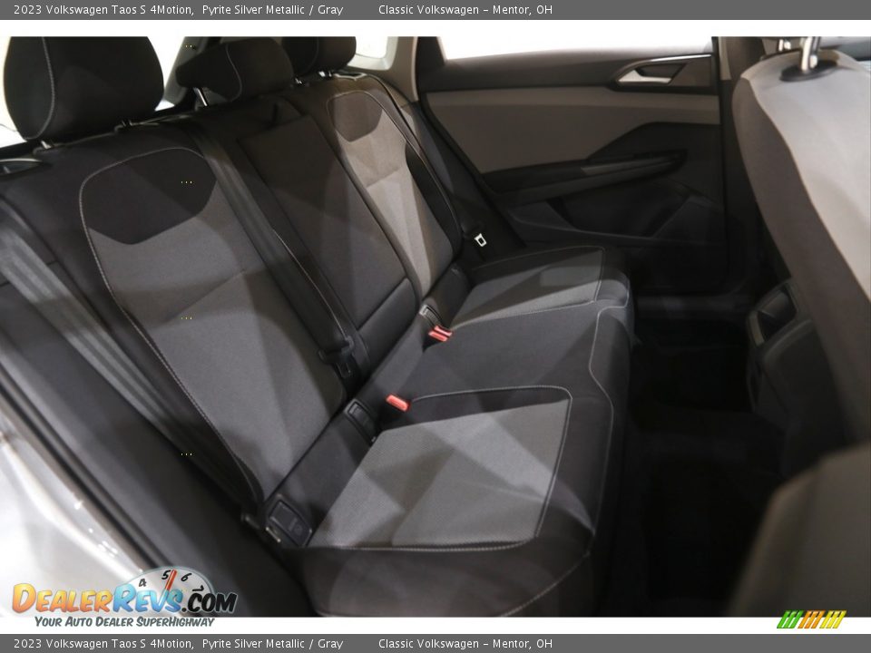 Rear Seat of 2023 Volkswagen Taos S 4Motion Photo #16