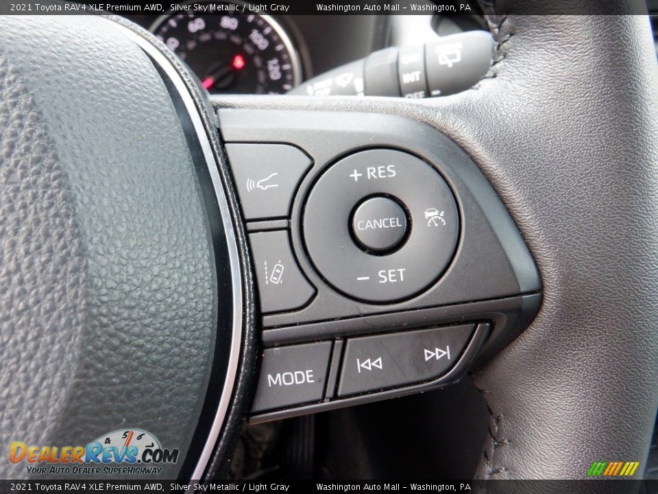 2021 Toyota RAV4 XLE Premium AWD Steering Wheel Photo #10