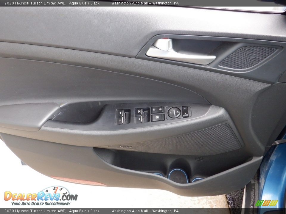 2020 Hyundai Tucson Limited AWD Aqua Blue / Black Photo #11