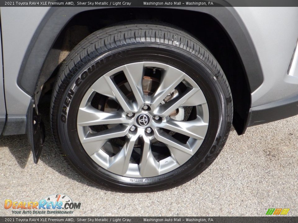 2021 Toyota RAV4 XLE Premium AWD Wheel Photo #12