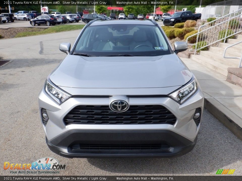 2021 Toyota RAV4 XLE Premium AWD Silver Sky Metallic / Light Gray Photo #13