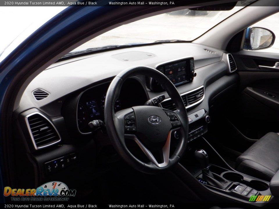 2020 Hyundai Tucson Limited AWD Aqua Blue / Black Photo #13